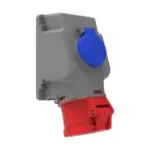 КОНТАКТ НЕПОДВИЖЕН(НАКЛОНЕН 90°) IP44 5/32A 380V+ 2P 16A 250V